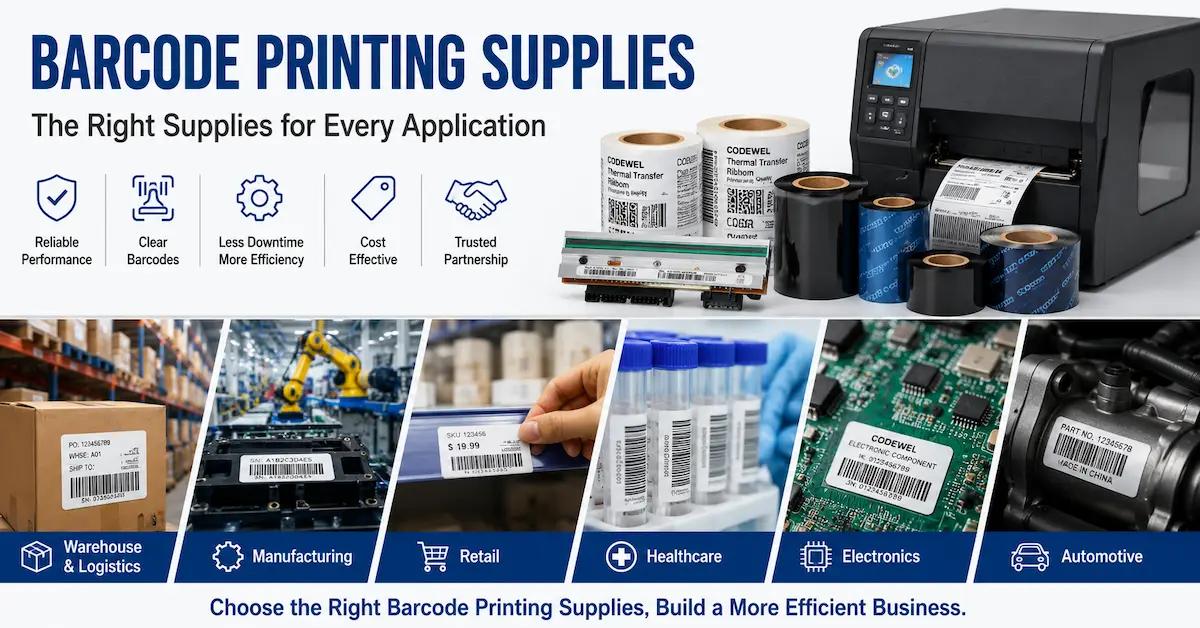 How to Select Barcode Printing Supplies for Reliable Label Production