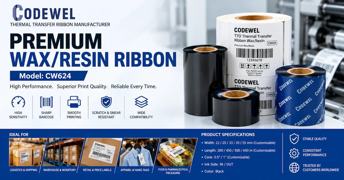 Wax Resin Ribbon Manufacturer: How to Choose a Reliable B2B Supplier