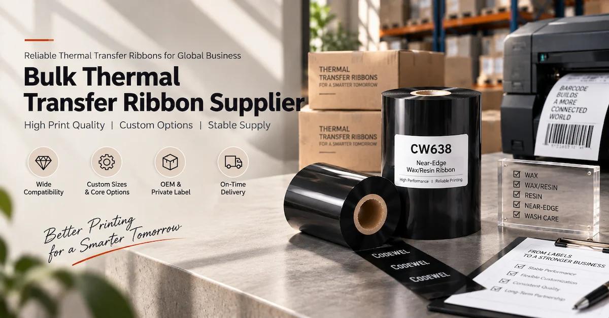 Bulk Thermal Transfer Ribbon Supplier: How Buyers Control Quality, Cost, and Repeat Orders