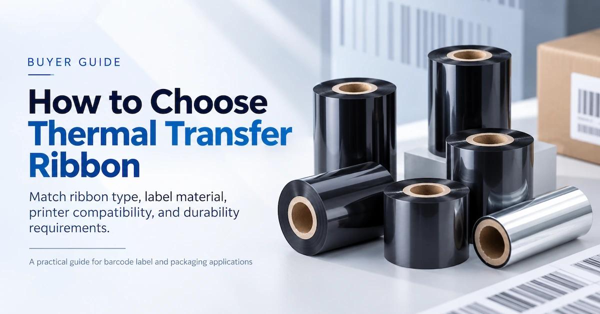 Comment choisir un ruban de transfert thermique pour imprimantes, étiquettes et applications industrielles