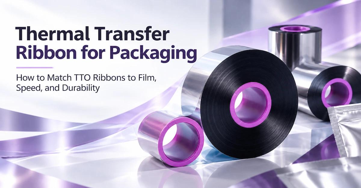 Thermal Transfer Ribbon for Packaging: How to Match TTO Ribbons to Film, Speed, and Durability
