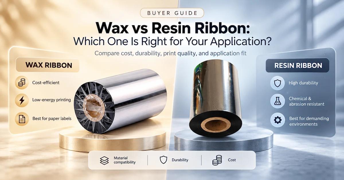 Wax vs Resin Ribbon: Which Thermal Transfer Ribbon Is Right for Your Application?