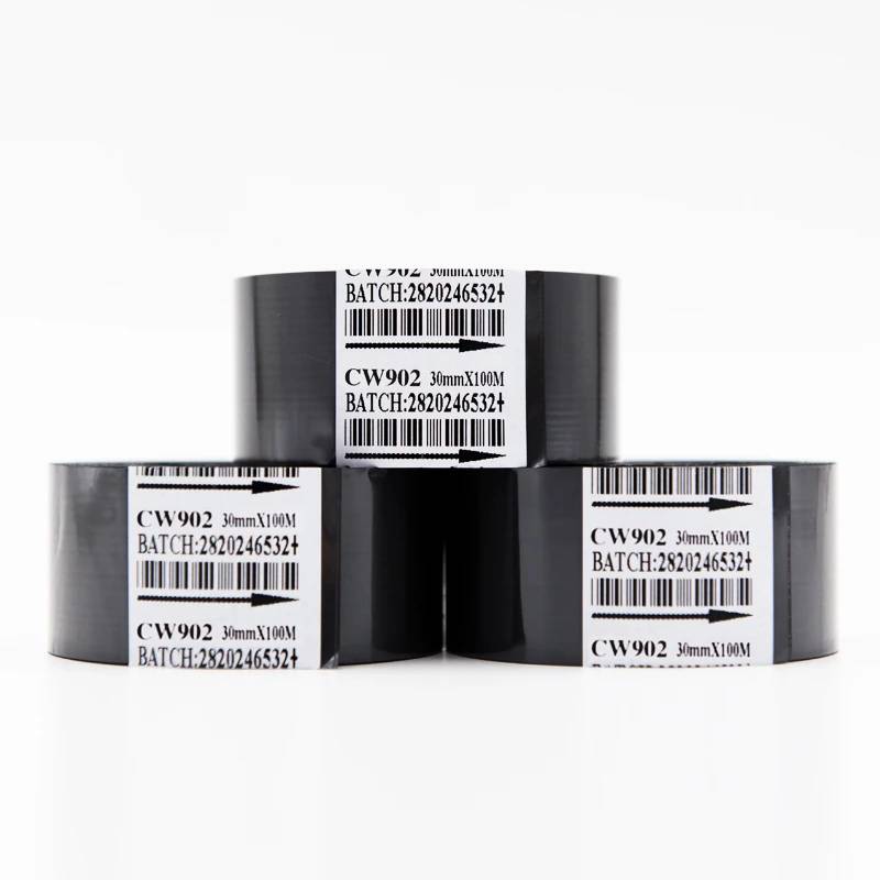 High Quality Ribbon 25mm*100m Black Hot Stamping Ribbon Hot Coding Foil for Coding Machine