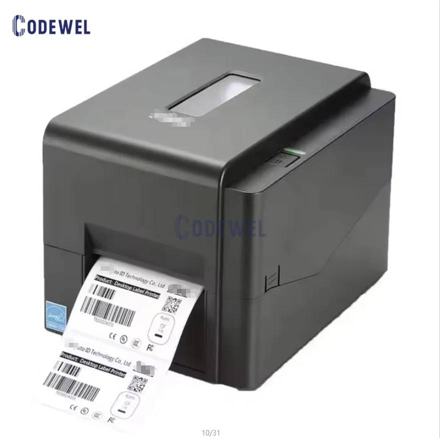 TE244 203 DPI Desktop Thermal Transfer Barcode Printer with USB Connectivity Bar Code Label Printer for TSC